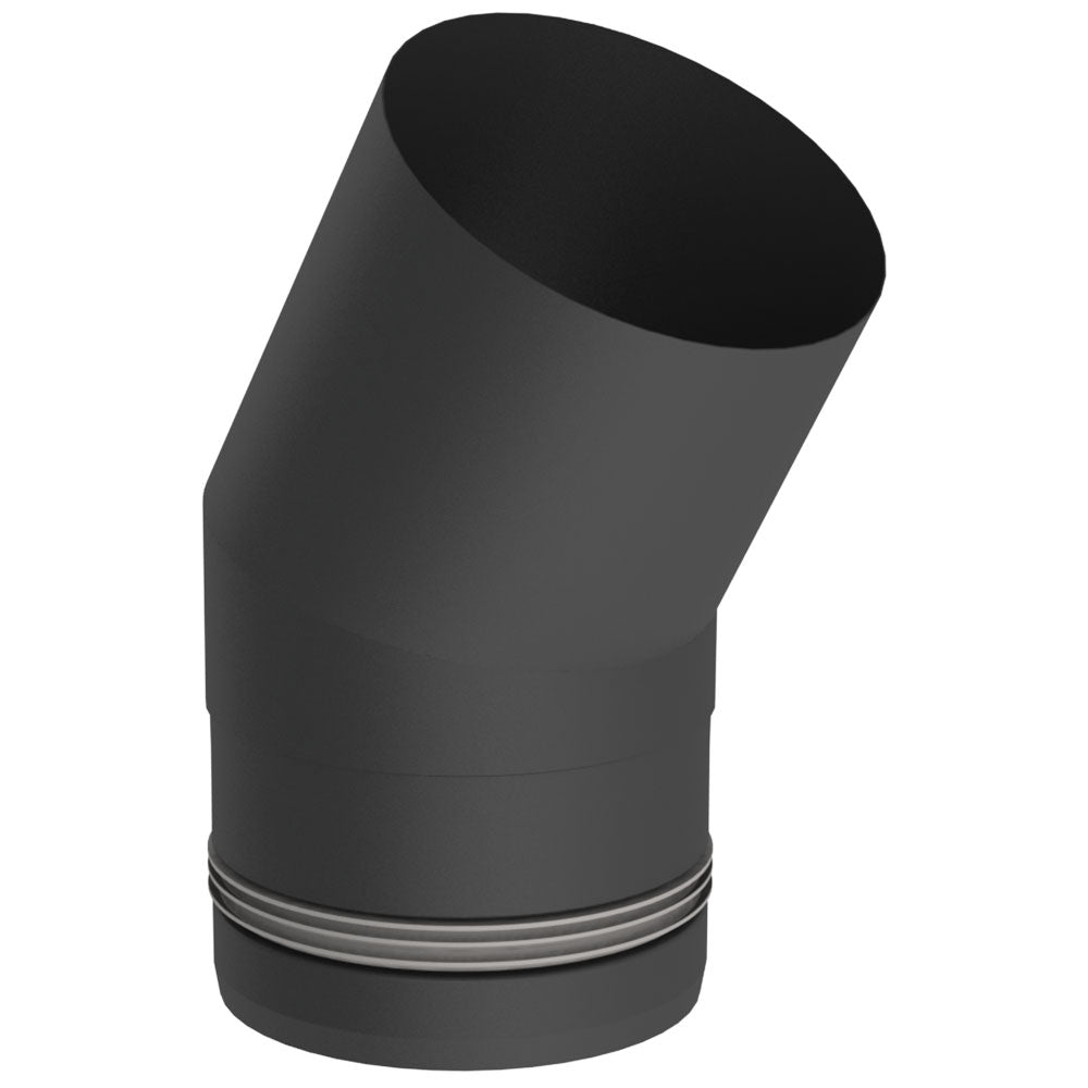 Pelletrohr Bogen 30° starr Ø80 mm - Pellet- Line Jeremias