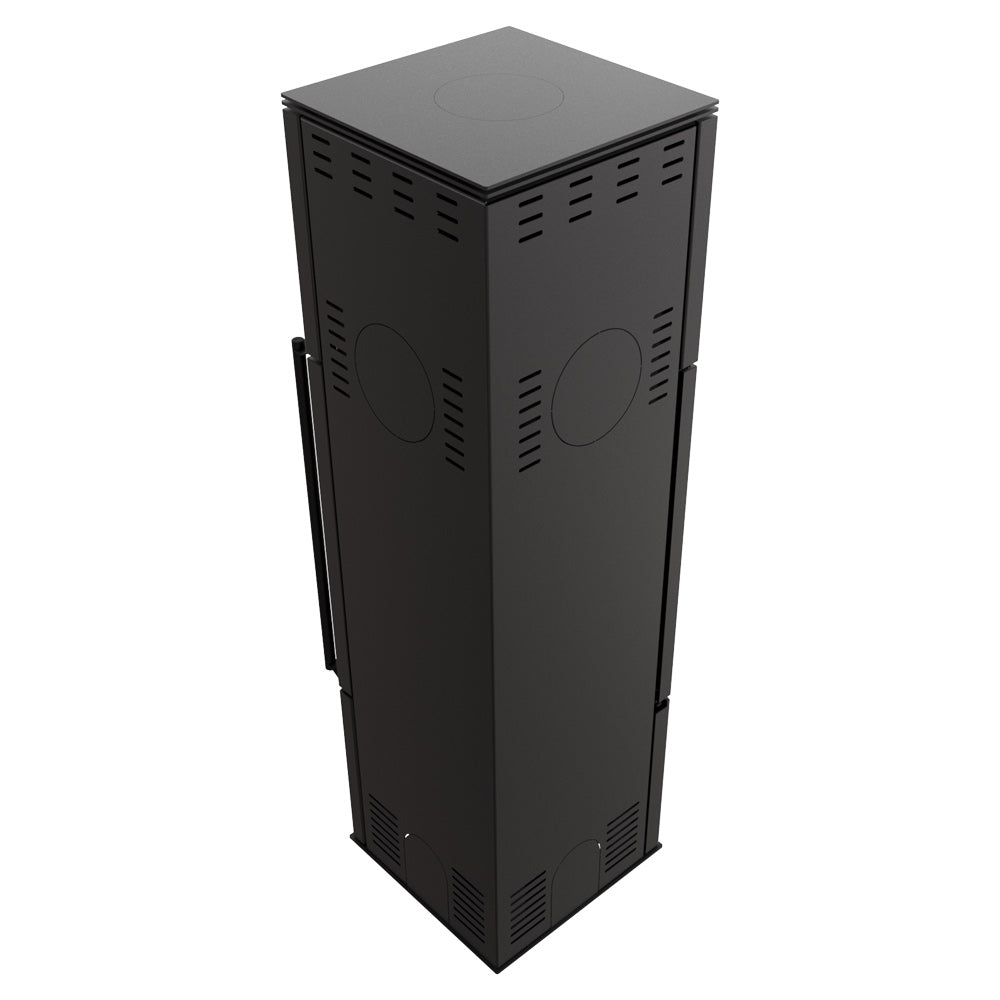 Kratki Kaminofen Ren M PRO Schwarz Links 7 kW Ø150 BImSchV Stufe 2 Holzofen