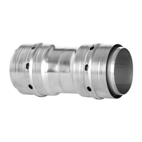 Edelstahl Übergang flexibel auf flexibel Ø130 mm - 0,6 mm - V4A - EW-LINE FLEX FU Jeremias