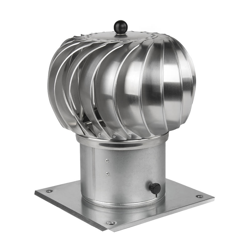 Schornsteinaufsatz Windkat – Nennweite 250 Mm, Mit Grundplatte, Edelstahl
