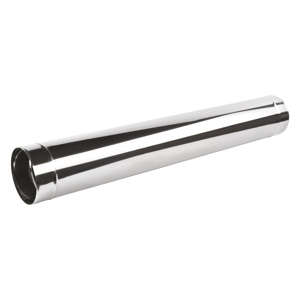 Edelstahl Kaminrohr Ø150 mm - Länge 1000 mm - Abgasrohr Premium T600 - EW 0,6 mm