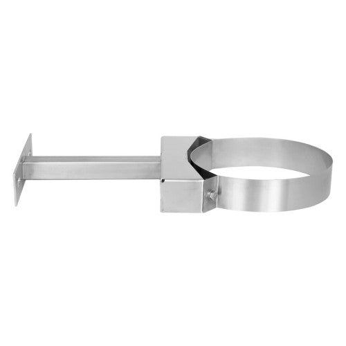 Edelstahlschornstein Wandhalter verstellbar 50 - 250 mm Ø130 mm - V2A - DW-ECO 2.0 Jeremias