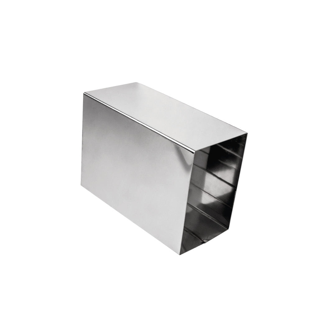 Edelstahl Verlängerung für Kamintür 50 cm - 140 x 210 mm