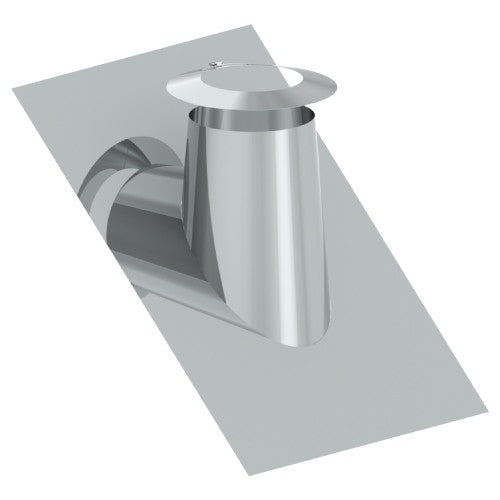 Edelstahl DW Dachdurchführung 36°- 45° mit Bleirand und Wetterkragen Ø130 mm - V2A - DW-ECO 2.0 Jeremias