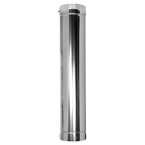 Edelstahlschornstein Rohr Lange 1000 mm Ø150 mm - V2A - DW-ECO 2.0 Jeremias
