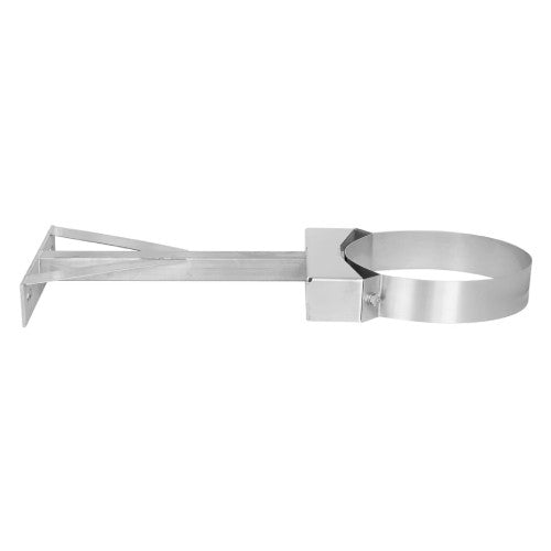 Edelstahlschornstein Wandhalter verstellbar 250 - 360 mm Ø130 mm - V2A - DW-ECO 2.0 Jeremias