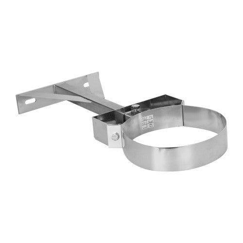 Edelstahlschornstein Wandhalter verstellbar 250 - 360 mm Ø130 mm - V2A - DW-ECO 2.0 Jeremias