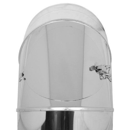 Edelstahlschornstein Reinigungswinkel 90° Ø130 mm - V2A - DW-ECO 2.0 Jeremias