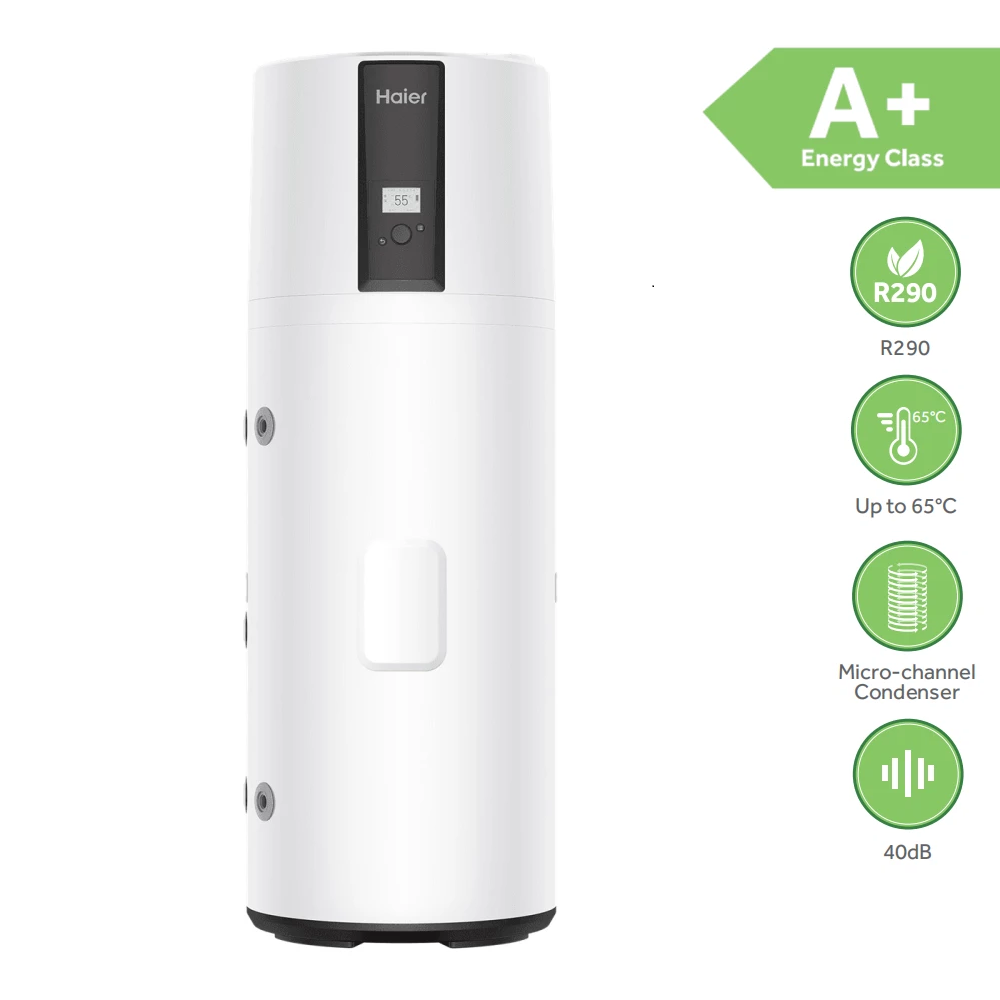 Haier HP250M7-F9 Air Energy 250 Liter R290 Warmwasser Brauchwasserwärmepumpe Boiler
