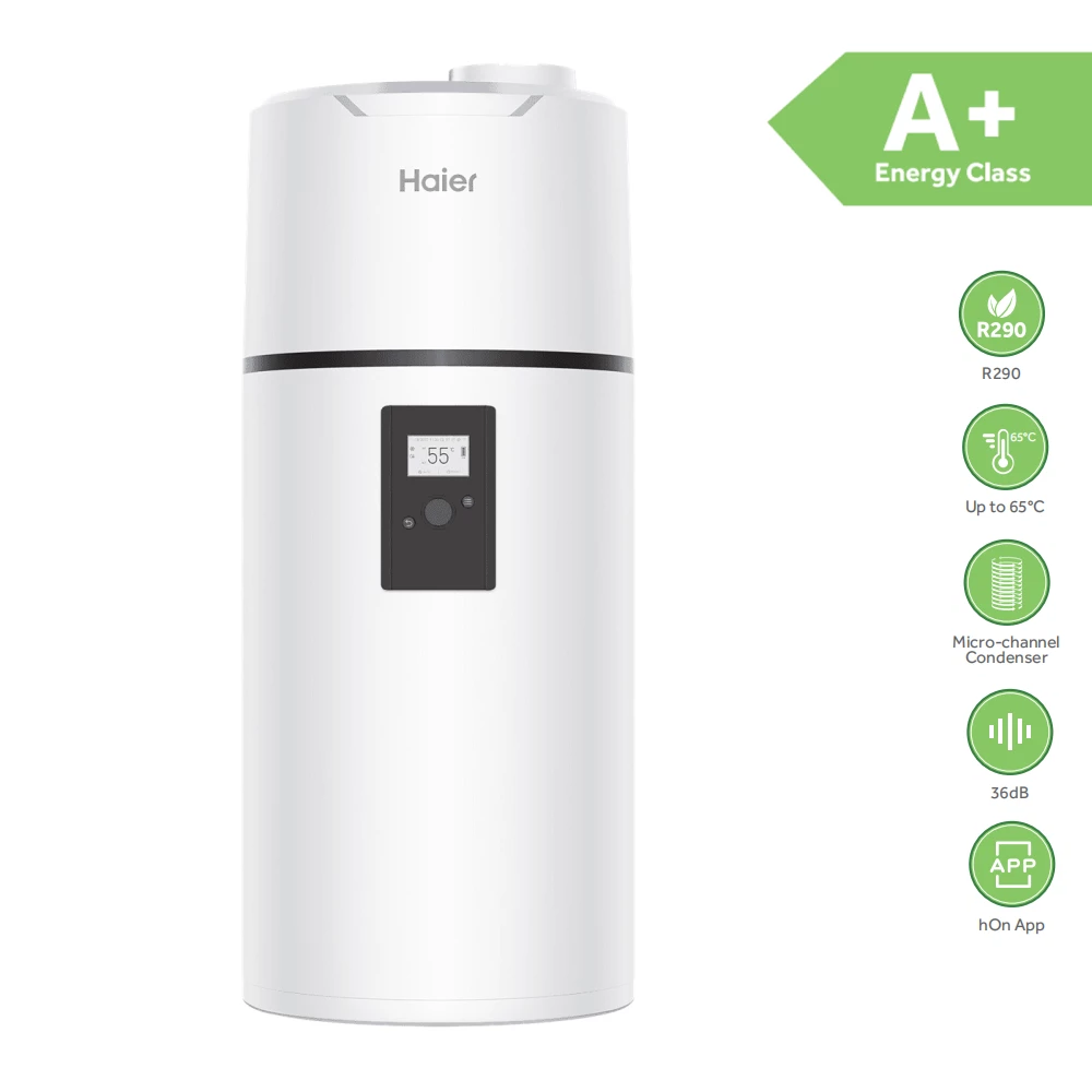 Haier HP110M8-9 Air Energy 110 Liter R290 Warmwasser Brauchwasserwärmepumpe Boiler