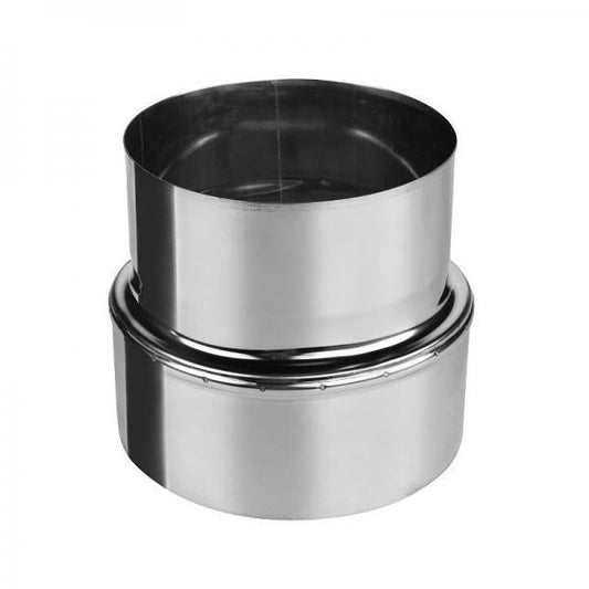 Edelstahl Reduzierungsstück Einwandig Ø130/120 mm T600