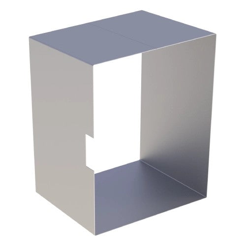 Edelstahl Verlängerung für Kamintür Jeremias - 140 x 210 mm